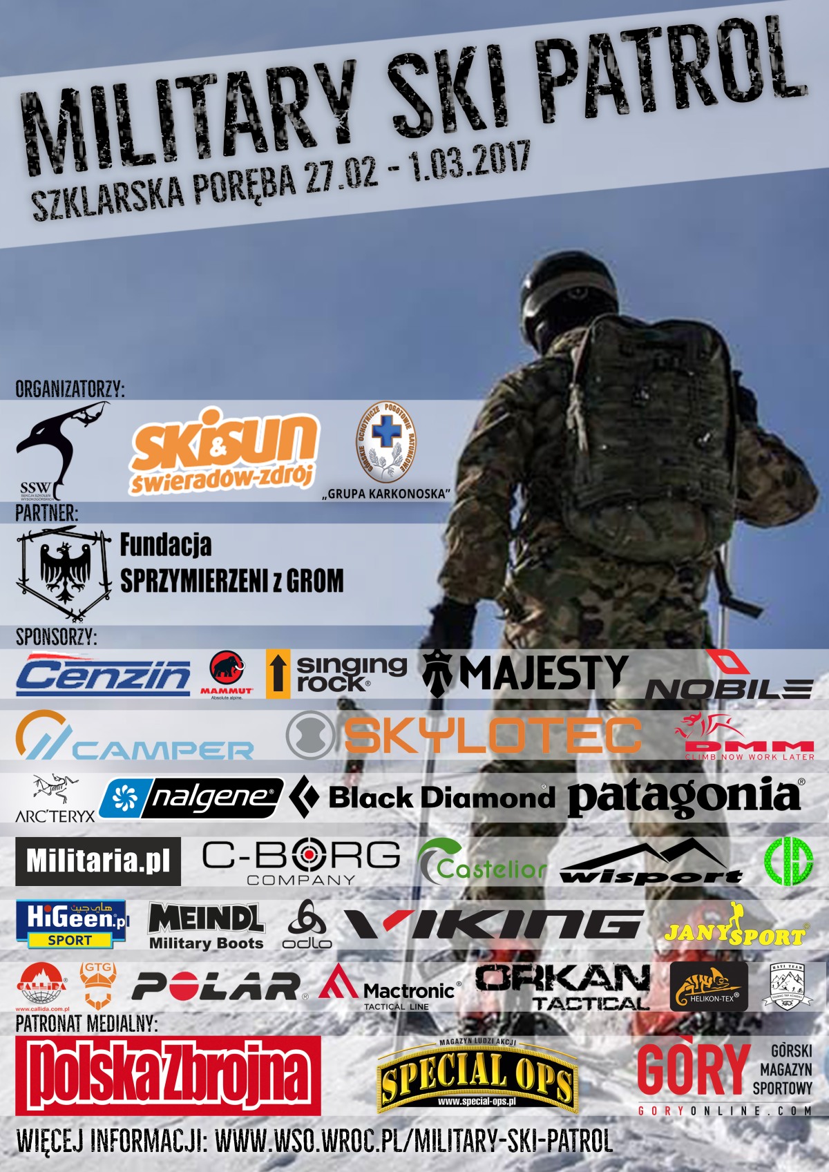 Military Ski Patrol 2017 plakat