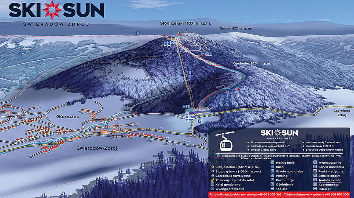 ski sun mapa